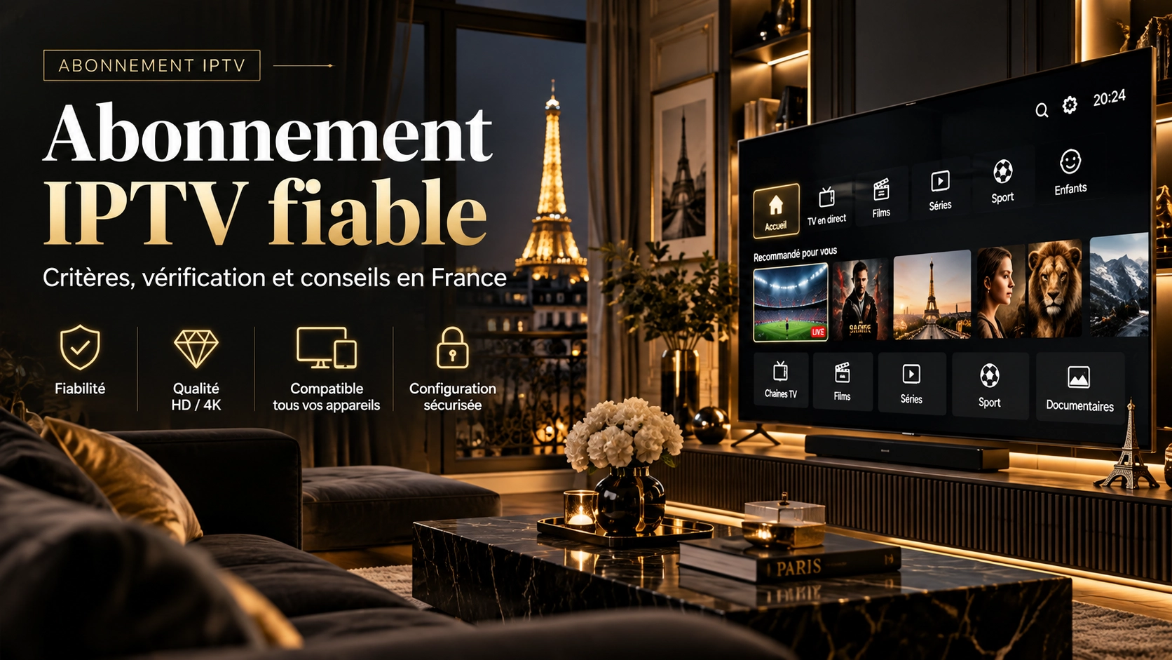 Abonnement IPTV fiable en France